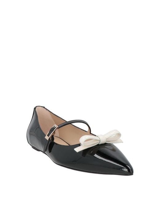 Stuart Weitzman Black Ballet Flats