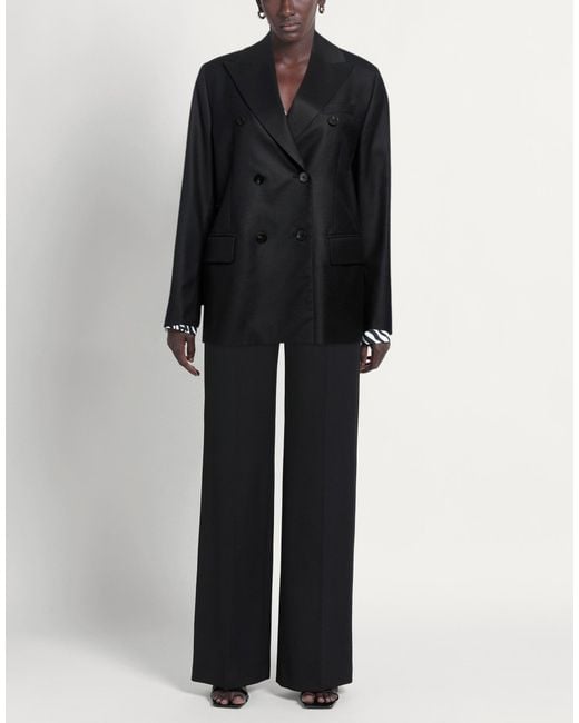 Slowear Black Blazer Virgin Wool