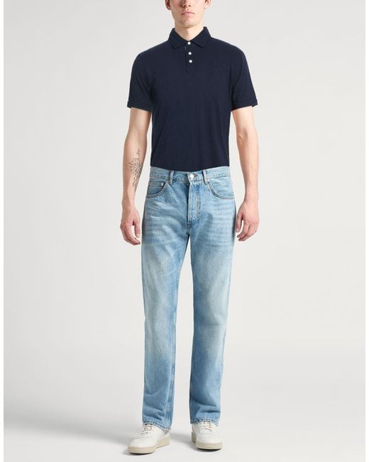 Polo Hackett de hombre de color Blue