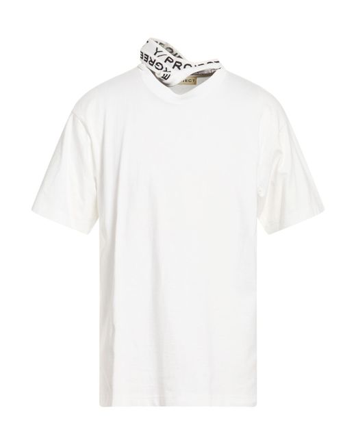 Y. Project White T-Shirt Organic Cotton for men