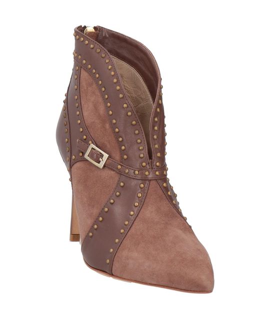 Botines de caña alta Elisabetta Franchi de color Brown