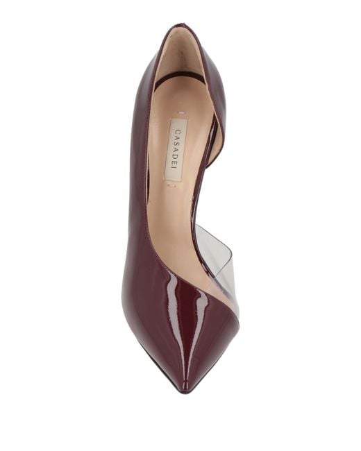 Casadei Purple Pumps Soft Leather