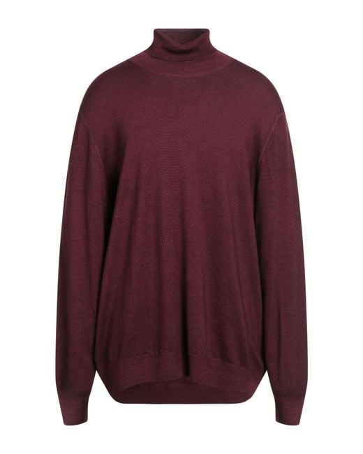 Gran Sasso Purple Turtleneck for men