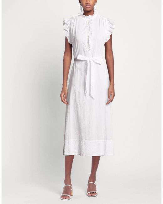 Xirena White Midi Dress