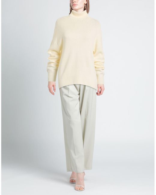 Aragona White Turtleneck