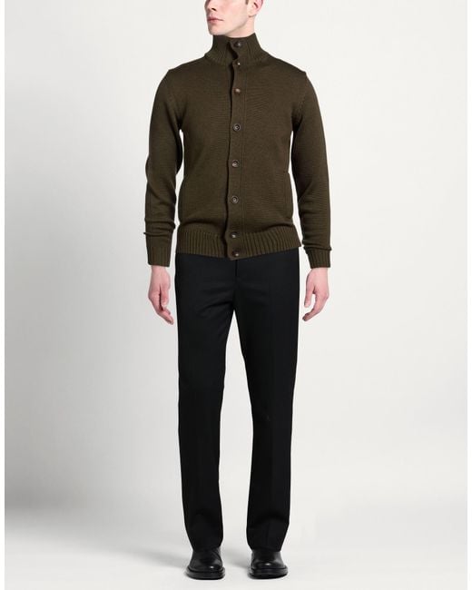 Zanone Green Cardigan for men