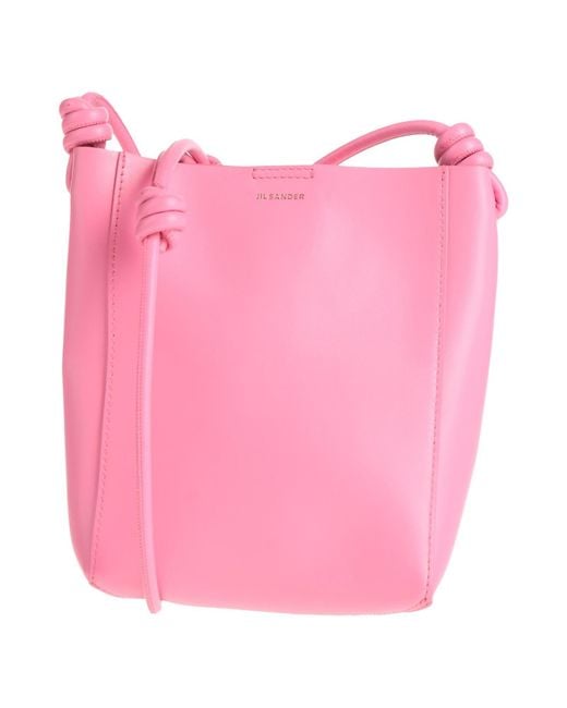 Jil Sander Pink Cross-Body Bag Leather