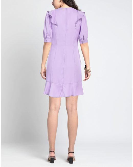 Twin Set Purple Mini Dress