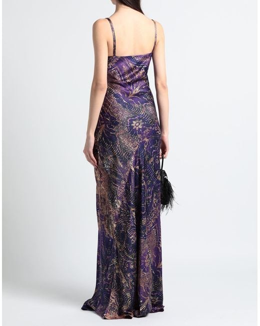 Just Cavalli Purple Maxi Dress