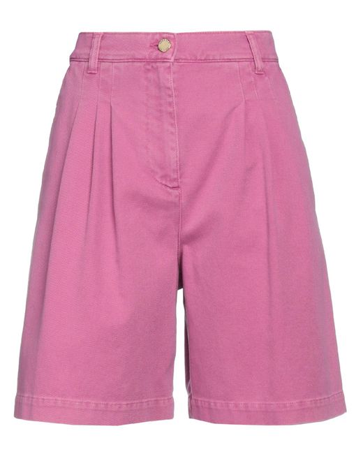 Alberta Ferretti Pink Denim Shorts