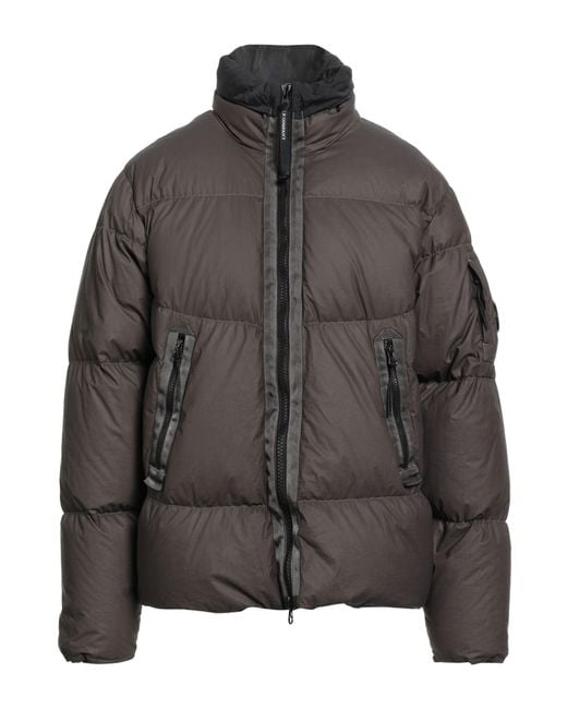 C P Company Gray Puffer Polyamide for men