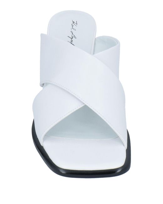 Karl Lagerfeld White Sandals
