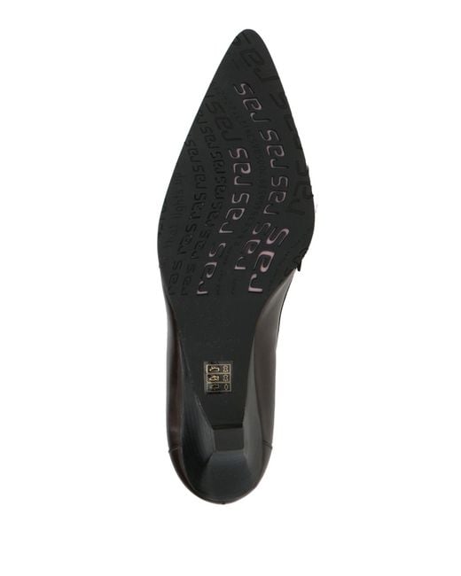 Ras Black Dark Pumps Leather