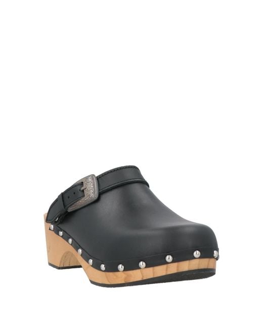 Maje Black Mules & Clogs