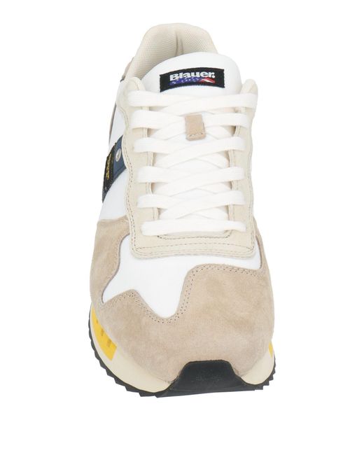 Blauer White Trainers for men