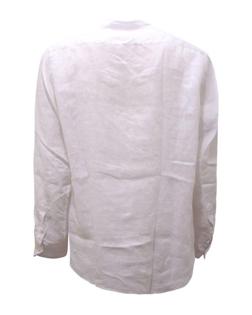 Original Vintage Style Hemd in White für Herren