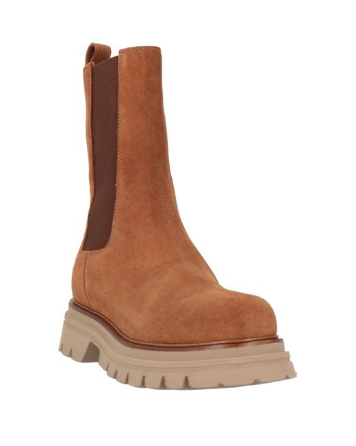 PAO PIANO ZERO Brown Ankle Boots
