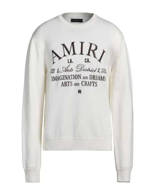 Amiri White Sweater Wool for men