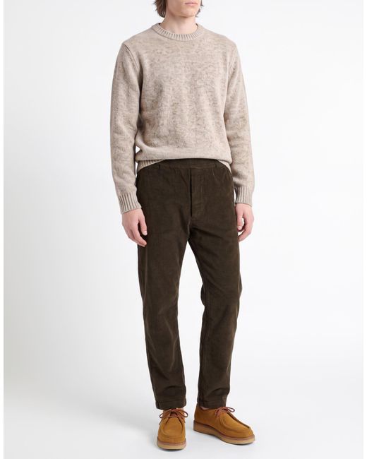 Barena Green Dark Pants Cotton, Rayon, Elastane for men