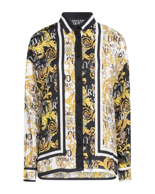 Versace Jeans Couture Black Shirt Viscose