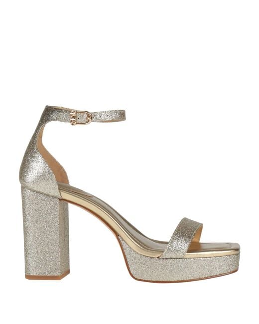 MICHAEL Michael Kors Metallic Sandals Leather