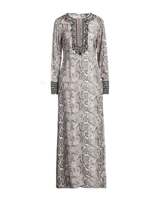 CONNOR & BLAKE Gray Maxi-Kleid