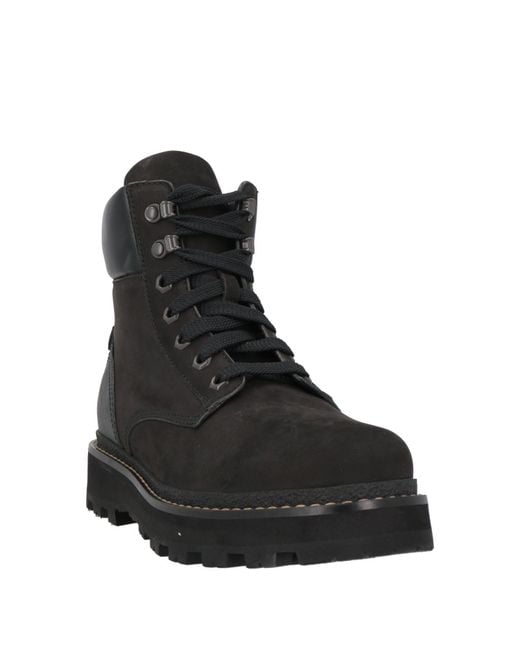 Moncler Black Ankle Boots for men