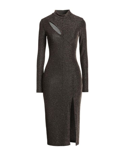 Just Cavalli Black Midi Dresses