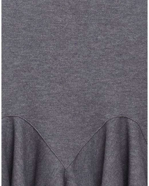 Givenchy Gray Midi Dress Wool