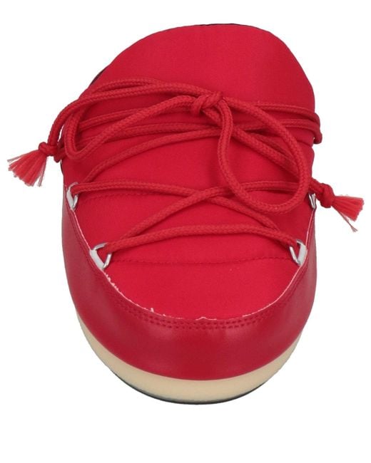 Moon Boot Red Mules & Clogs