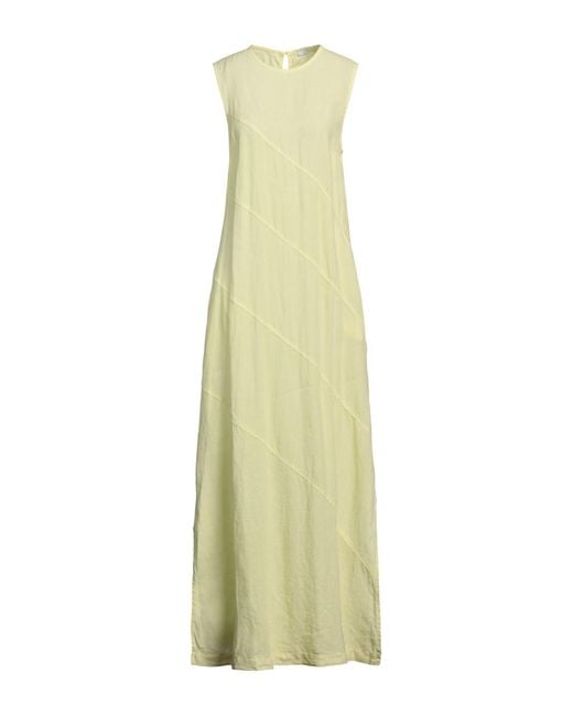 Peserico Yellow Maxi-Kleid