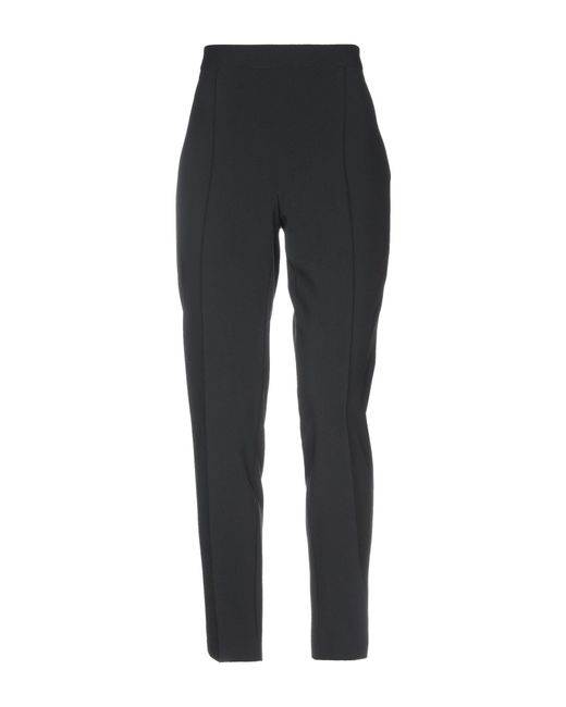 Moschino Black Pants Triacetate, Polyester