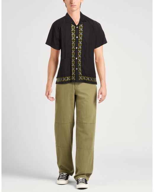 Obey Black Shirt Cotton for men