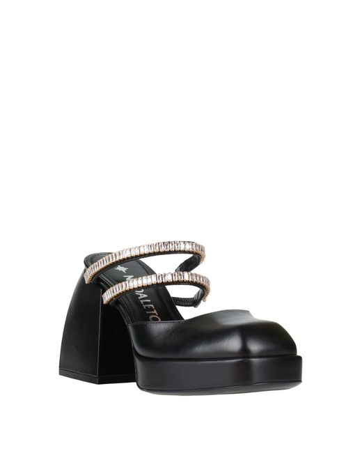 NODALETO Black Mules & Clogs