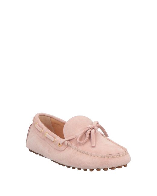 Car Shoe Pink Loafers