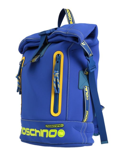 Moschino Blue Backpack for men
