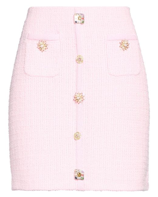 Self-Portrait Pink Mini Skirts