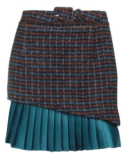ANDERSSON BELL Blue Mini Skirt