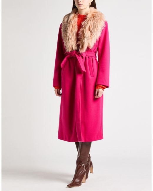 Pink Memories Pink Coat Polyester
