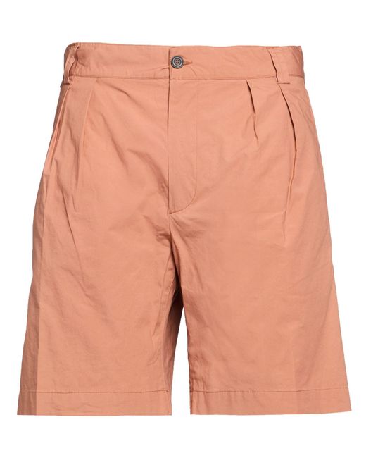 Messagerie Orange Shorts & Bermuda Shorts Cotton, Elastane for men
