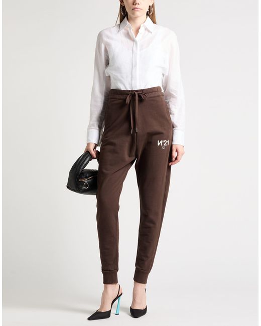 N°21 Brown Pants Cotton
