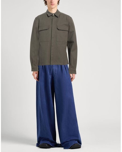 Camisa vaquera Rick Owens de hombre de color Gray
