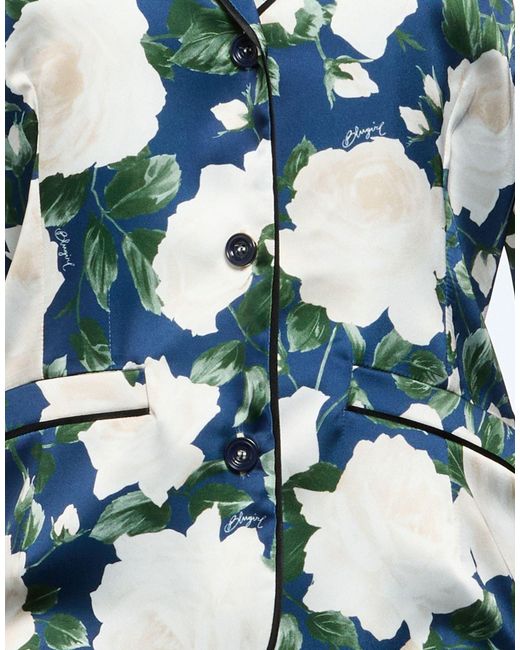 Blugirl Blumarine Blue Blazer Polyester, Elastane
