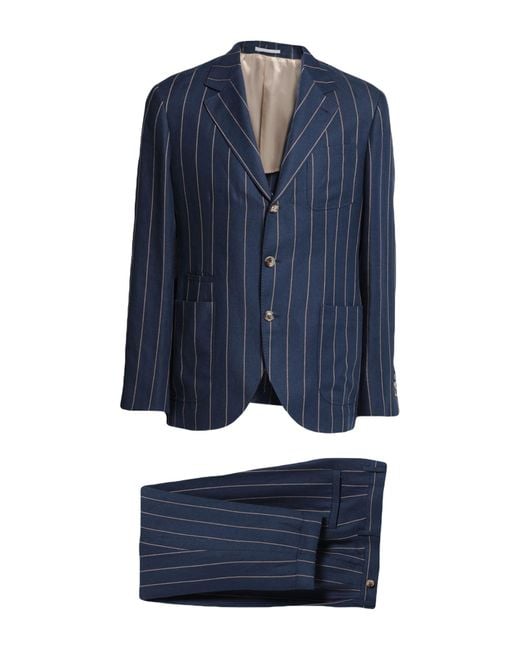 Brunello Cucinelli Anzug in Blue für Herren