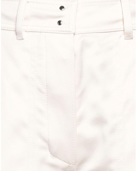 Tom Ford White Ivory Pants Cotton, Viscose, Elastane