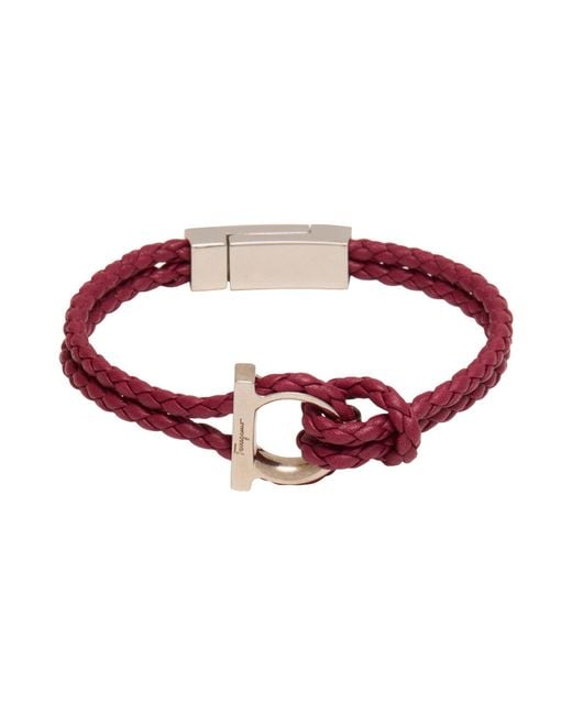 Bracciale di Ferragamo in Red da Uomo