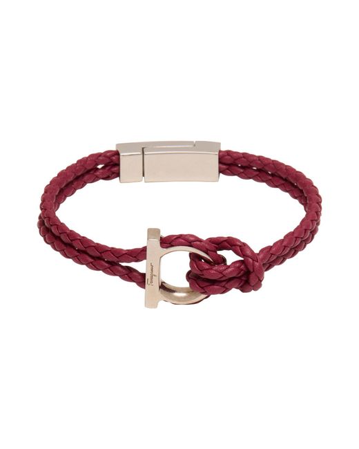 Ferragamo Red Bracelet for men