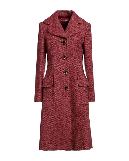 Dolce & Gabbana Red Coat