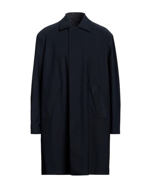 Harris Wharf London Blue Overcoat & Trench Coat for men