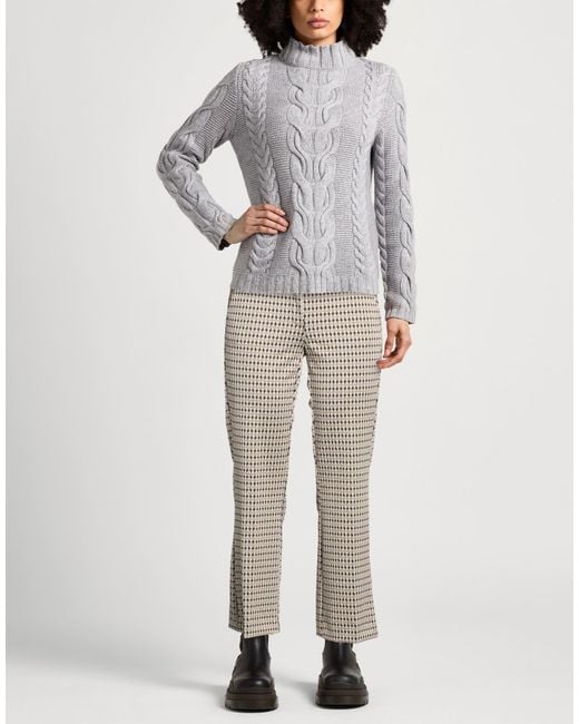Marella Gray Pants Polyester, Polyamide, Elastane